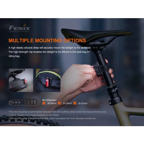 Fenix Taillight BC05R v2.0 Bike Light - Rechargeable