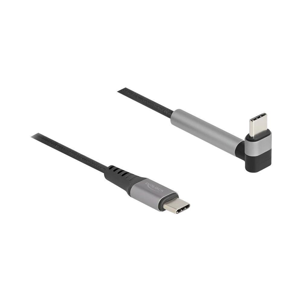 Delock 81172 1.5m Usb2.0 Type-c Male to Mal Angled Cable with 60w Power Delivery — Delock | Guards on Duty Shop
