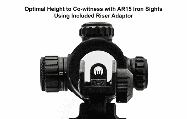 Leaper UTG 4.2" ITA Red/Green Dot QD Mount SCP-DS3840TDQ
