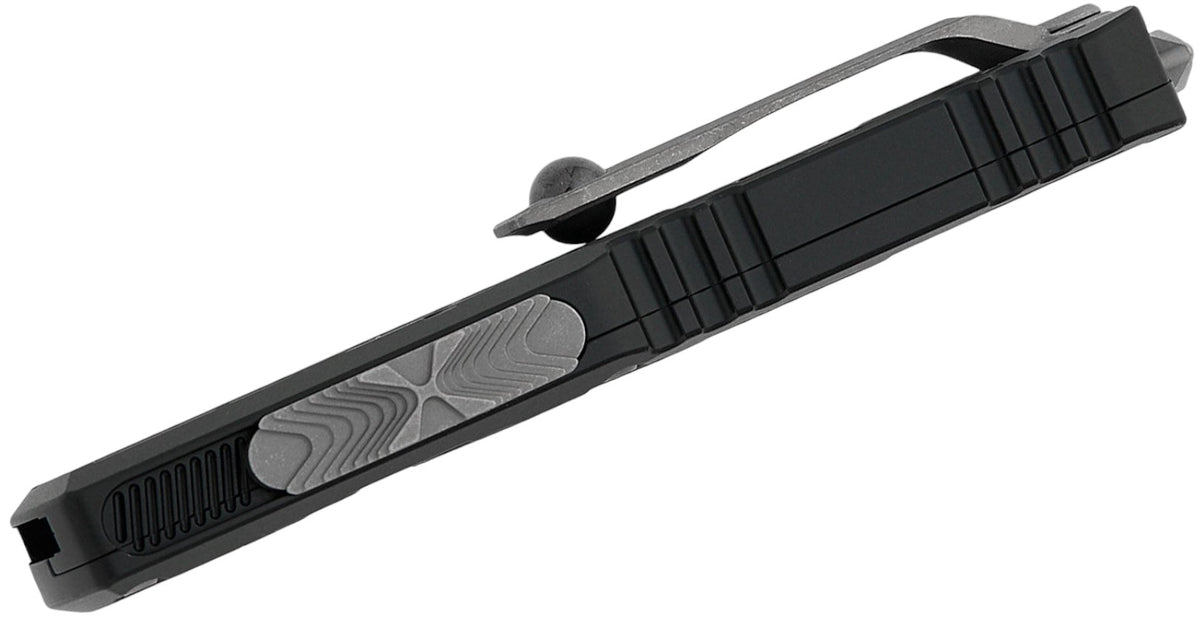 Microtech UTX-85 Spartan Gen IV Topographic Deep Engraved Apocalyptic OTF Knife – 12304TP-10AP
