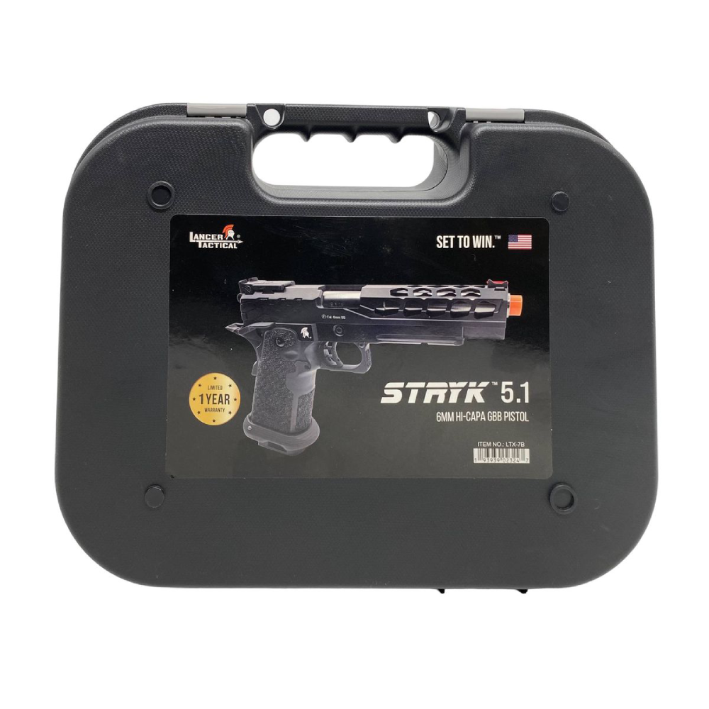 STRYK HI-CAPA 5.1 GBB Black - LTX-7B