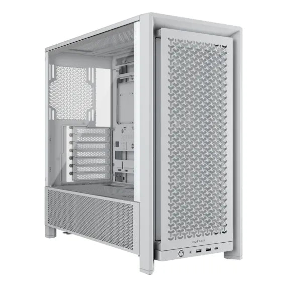 FRAME 4000D RS White Mid-Tower PC Case; 2x 3.5'' | 2x 2.5'' Drive Bays; Up to 360mm Radiator compatible; 3x RS Fans Incl