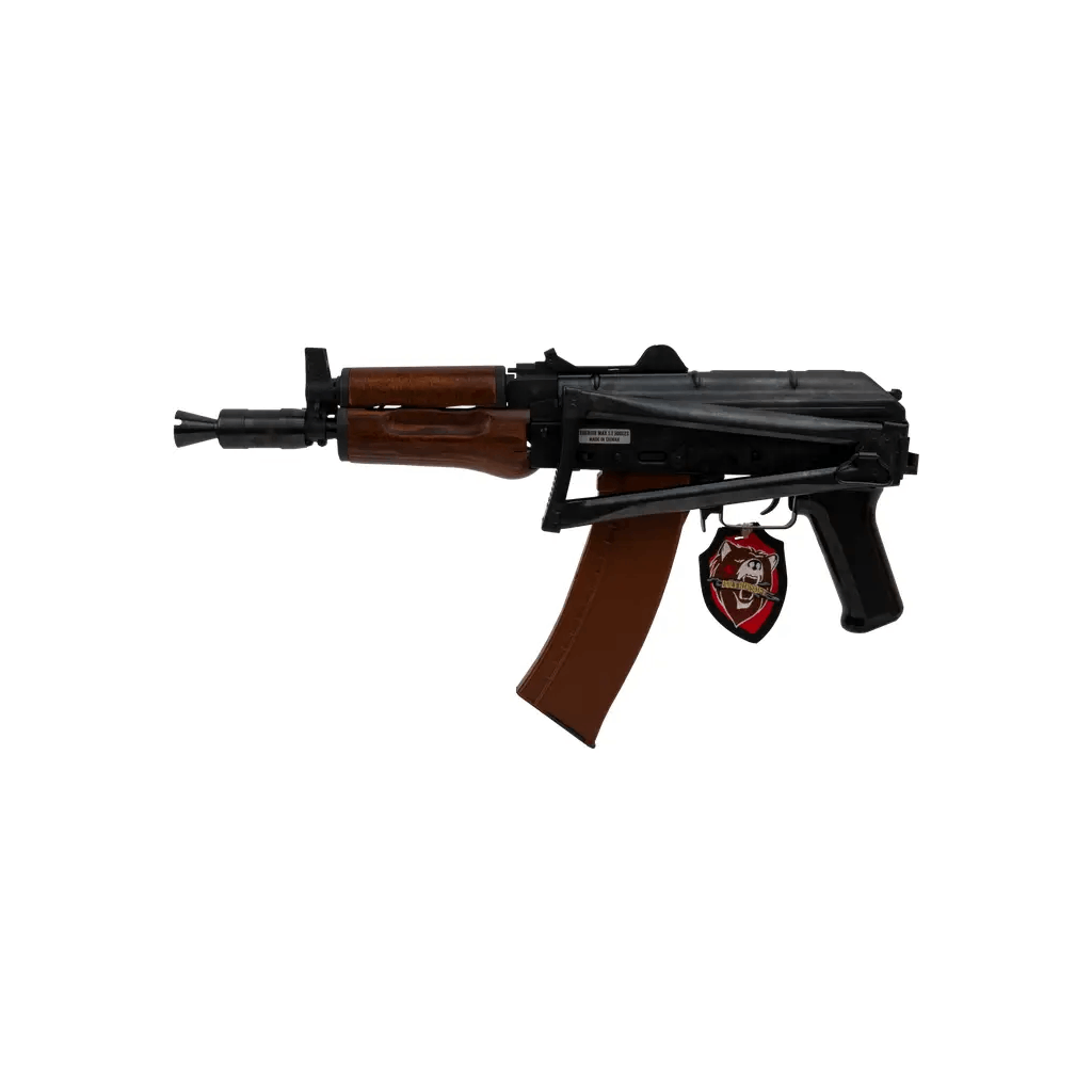Kalashnikov AKS-74U BRSS AEG Airsoft Rifle – Black & Real Wood-120969