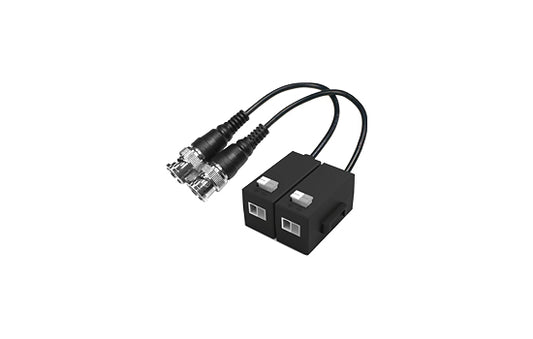 Balun with pigtail x2 - 1 pair 8MP TVI/CVI/AHD passive UTP video baluns