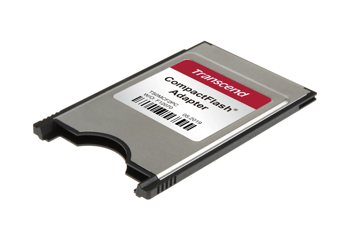 TRANSCEND PCMCIA ADAPTER FOR COMPACT FLASH CARD