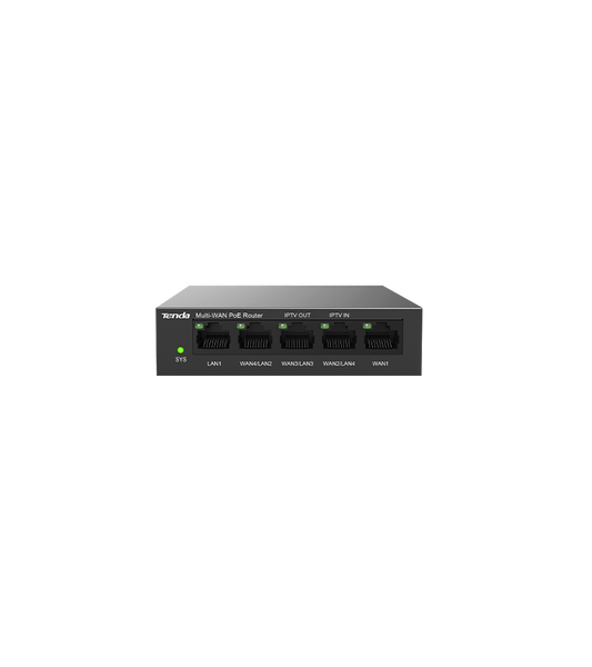 TENDA 5-Port Gigabit Ethernet PoE Router