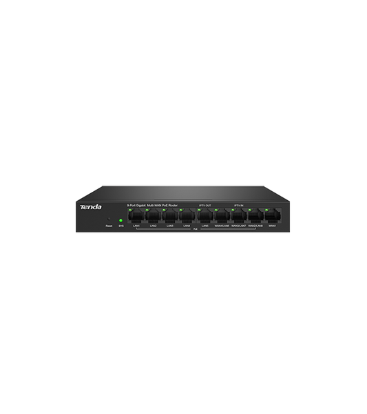 TENDA 9-Port Gigabit Ethernet PoE Router