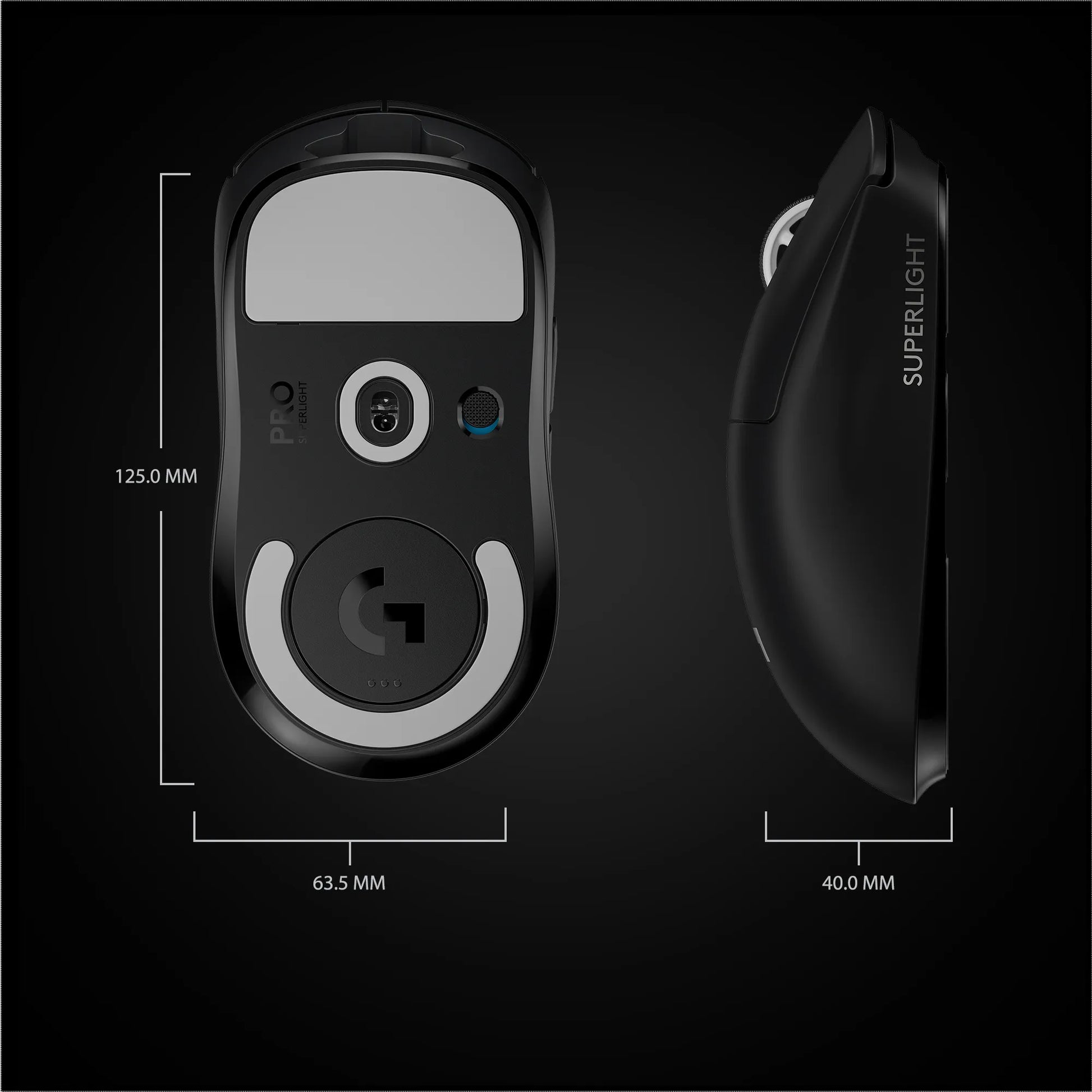 Logitech(R) PRO X SUPERLIGHT Wireless Gaming Mouse - BLACK - Guards On Duty Shop & Security Guards
