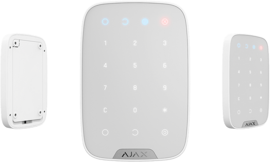 Ajax - Keypad White - two—way wireless keypad
