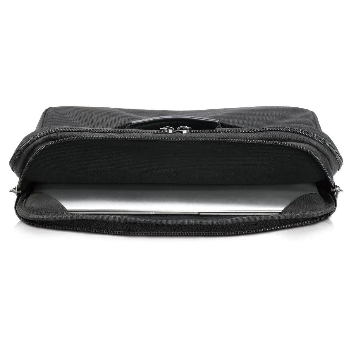 EVERKI BUSINESS BRIEFCASE | Fits up to 11.1 inch laptops | Leather handles and accents | Trolley handle pass-through
