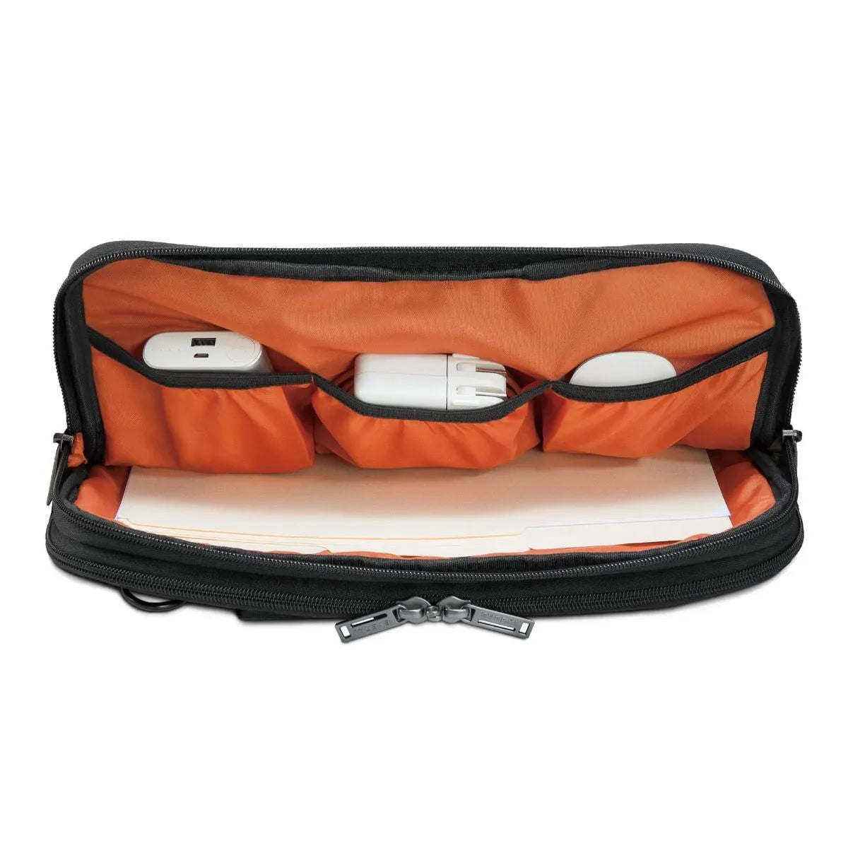 EVERKI BUSINESS BRIEFCASE | Fits up to 11.1 inch laptops | Leather handles and accents | Trolley handle pass-through