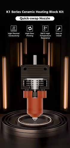 Creality K1 Max Ceramic Heating Block Kit - Guards On Duty Shop & Security Guards