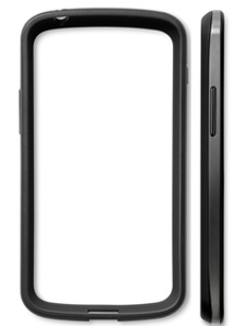 Nexus 4 Shell Cover Colour:Black