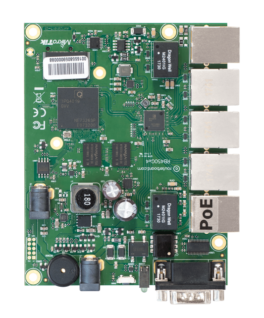 MikroTik RouterBOARD 450Gx4 with 5 GB LAN ports and 1 microSD slots *No Enclosure