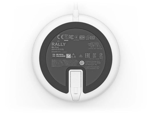 Logitech Rally Mic Pod - White