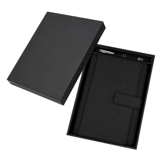Montara Notebook & Pen Gift Set - Black