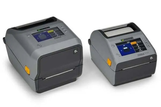 Zebra Direct Thermal Printer ZD621; Color Touch LCD; 203 dpi; USB; USB Host; Ethernet; Serial; BTLE5; EU and UK Cords; Swiss Fon