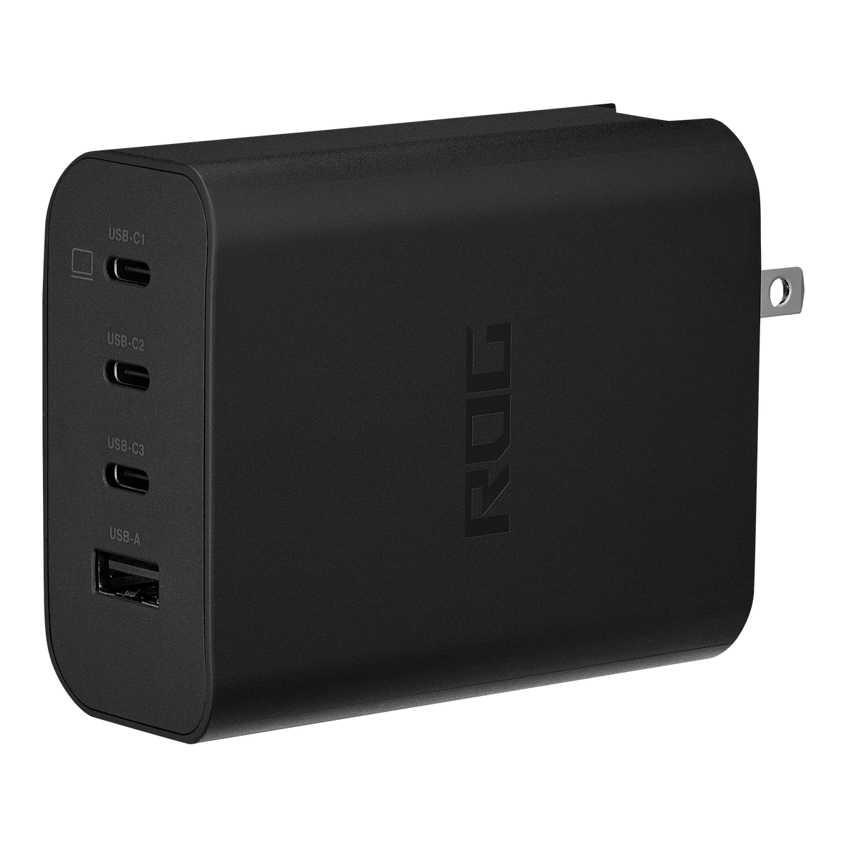 ASUS ROG 140W USB-C GaN Charger|90XB09IN-BPW000 | 4-Port | Fast Charging | Compact|Up to 140 watts of total output|3 xUSB-C and