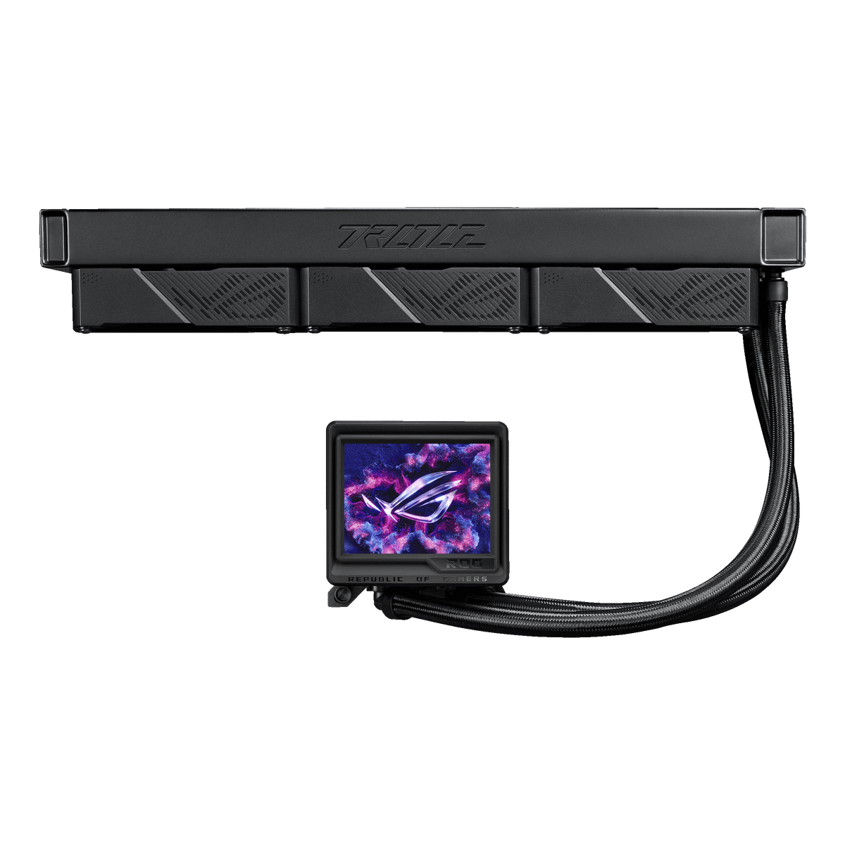 ASUS Cooler Water block dimention: 89x91x108 mm. Block Material (CPU Plate):Copper. Radiator Dimension: 399.5x120x30mm