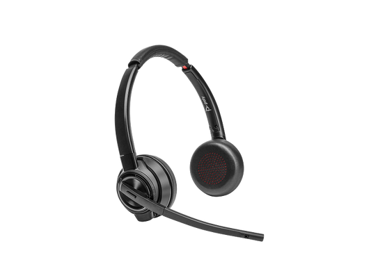 Poly Savi 8420 Office Stereo DECT 1880-1900MHz Headset - Headphones - HP - Accessories - Guards On Duty Shop & Security Guards