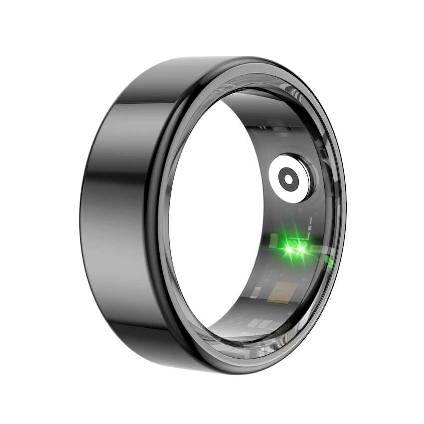 Volkano Ring Series Smart Ring with Charging Case - 20mm