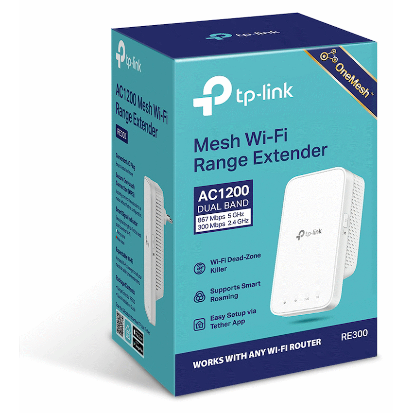 RE300 AC1200 Wi-Fi Range Extender
