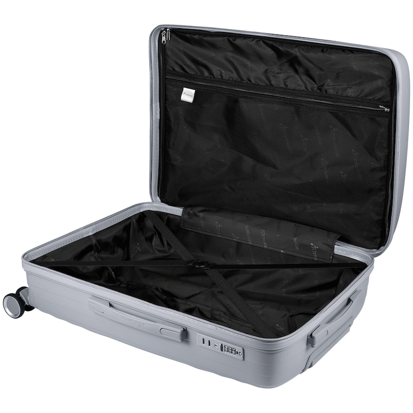 Travelwize Ripple PP 4-Wheel Spinner 65cm Luggage - Platinum