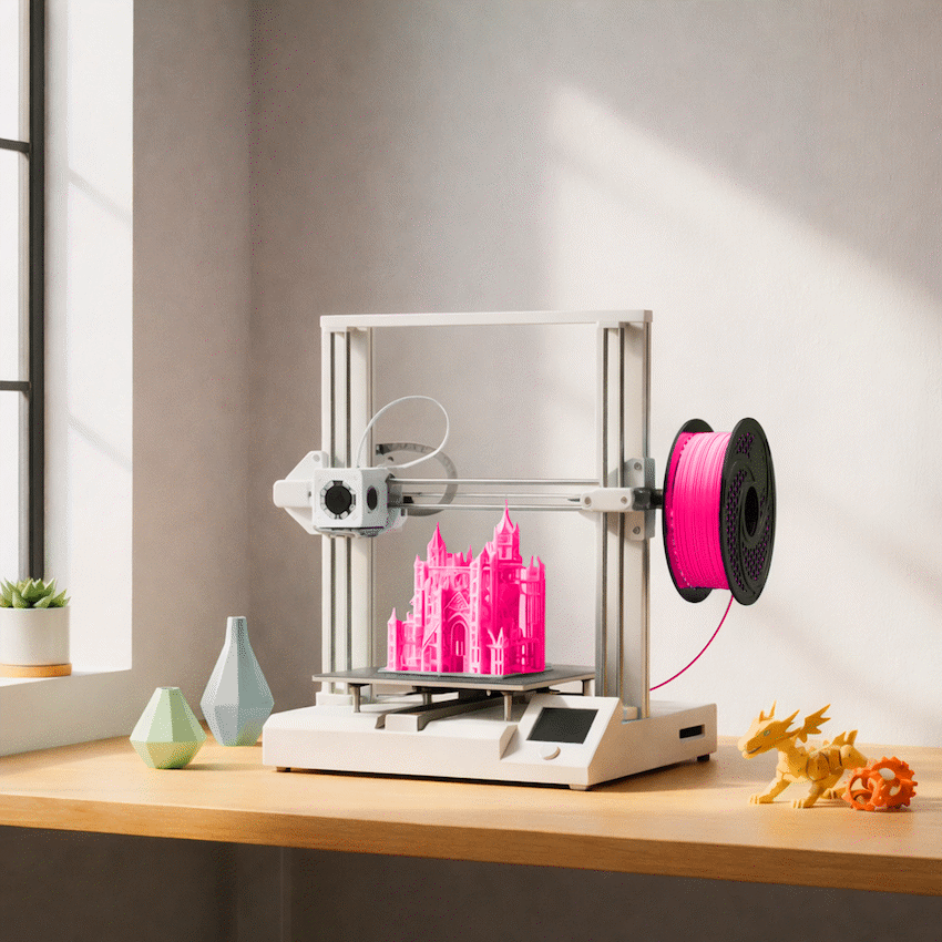 SA Filament Silk PLA Plus Chrome Filament 1kg - Pink