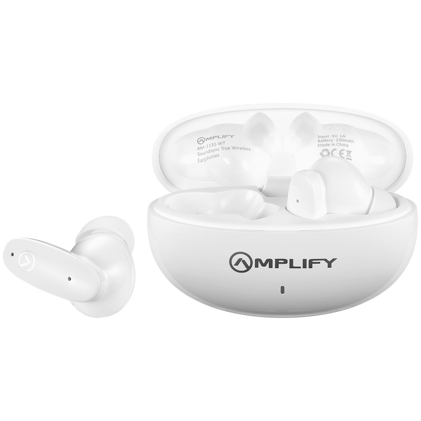 Amplify SoundSync Series True Wireless Earphones - White - Guards On Duty Shop & Security Guards