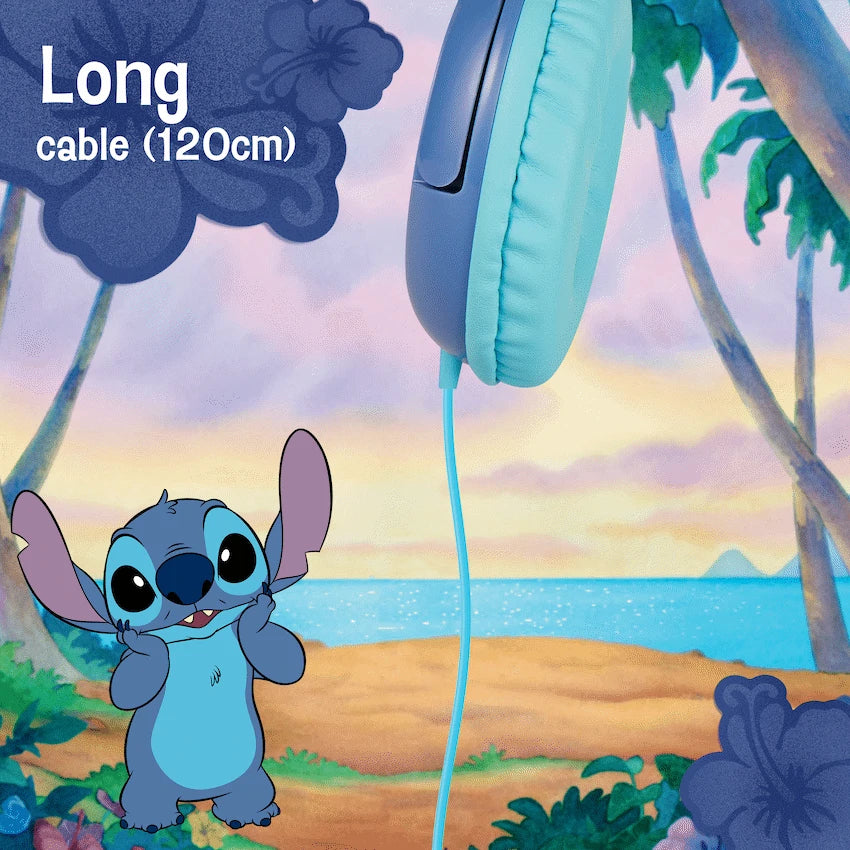 Disney Stitch Padded Auxiliary Headphones
