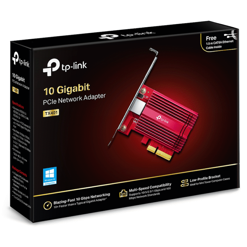 TX401 10 Gigabit PCIe Network Adapter