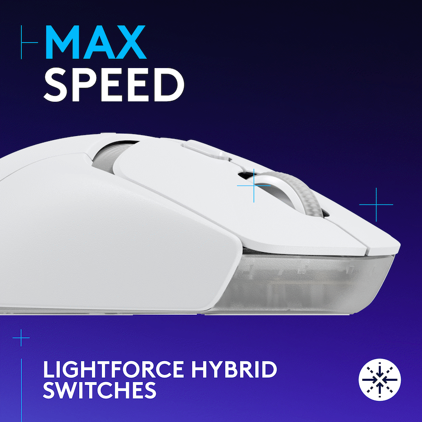 Logitech(R) G309 Lightspeed Wireless Mouse - White - Guards On Duty Shop & Security Guards