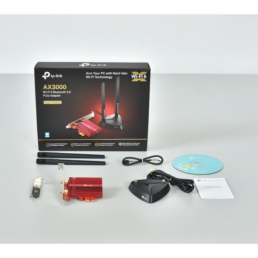 Archer TX3000E AX3000 Wi-Fi 6 Bluetooth 5.0 PCI Express Adapter