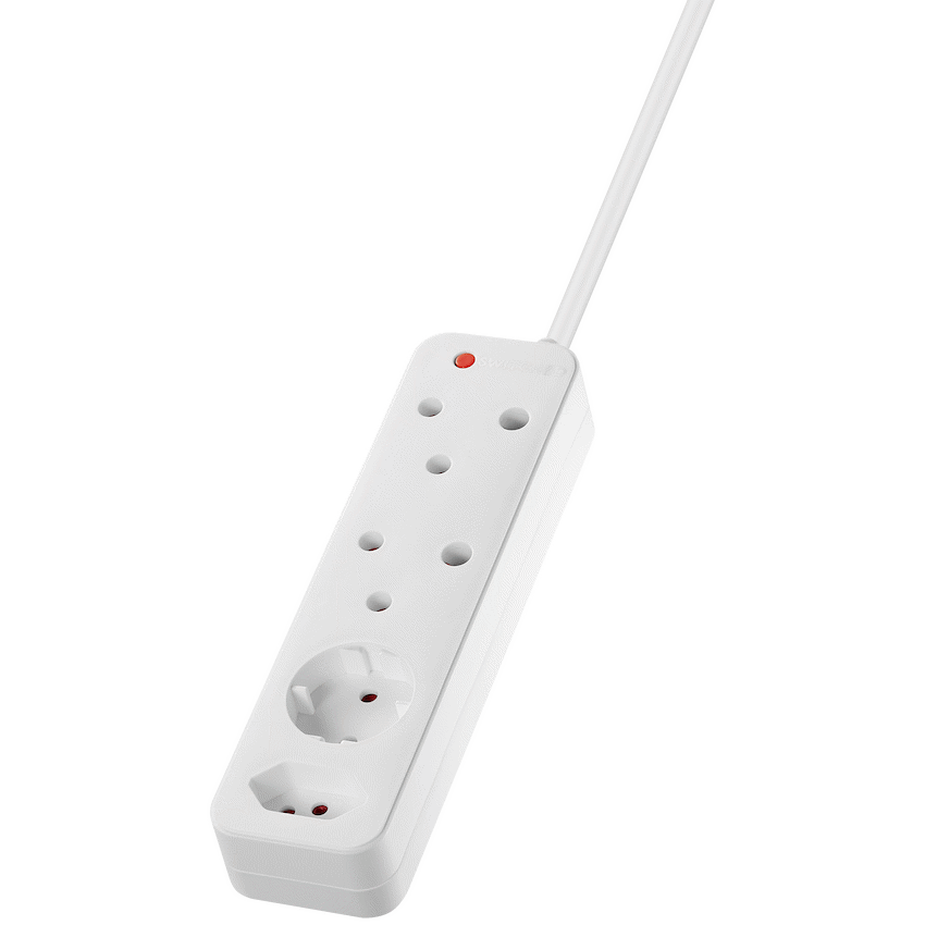 Switched High Surge 4-Way Multiplug 3m 1140J