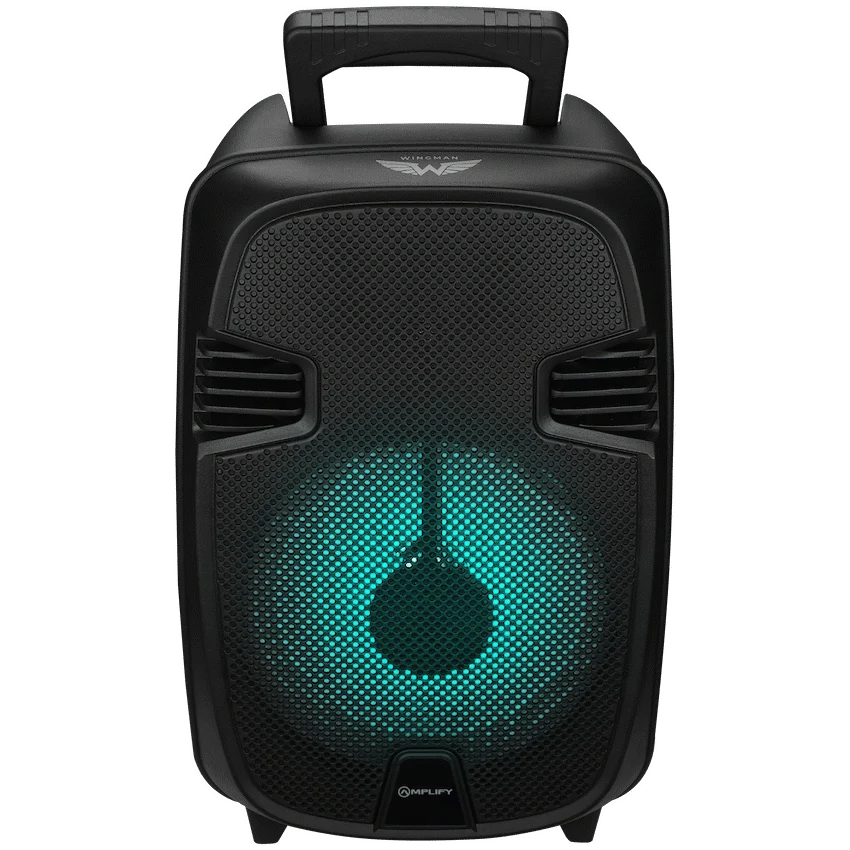 Amplify Wingman Series 8" Party Speaker with Microphone - Black