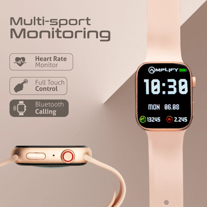 Amplify Challenge Series Square Smartwatch - Gold - Guards On Duty Shop & Security Guards