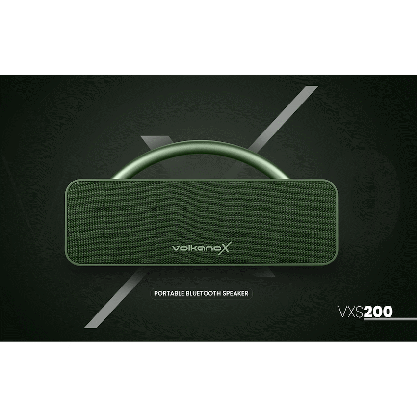 VolkanoX VXS200 Portable Bluetooth Speaker - Green