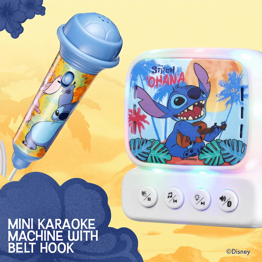 Disney Stitch Bluetooth Mini Karaoke Machine with Belt Hook - Guards On Duty Shop & Security Guards