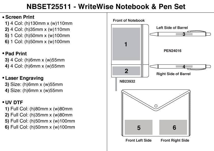 WriteWise Notebook & Pen Set
