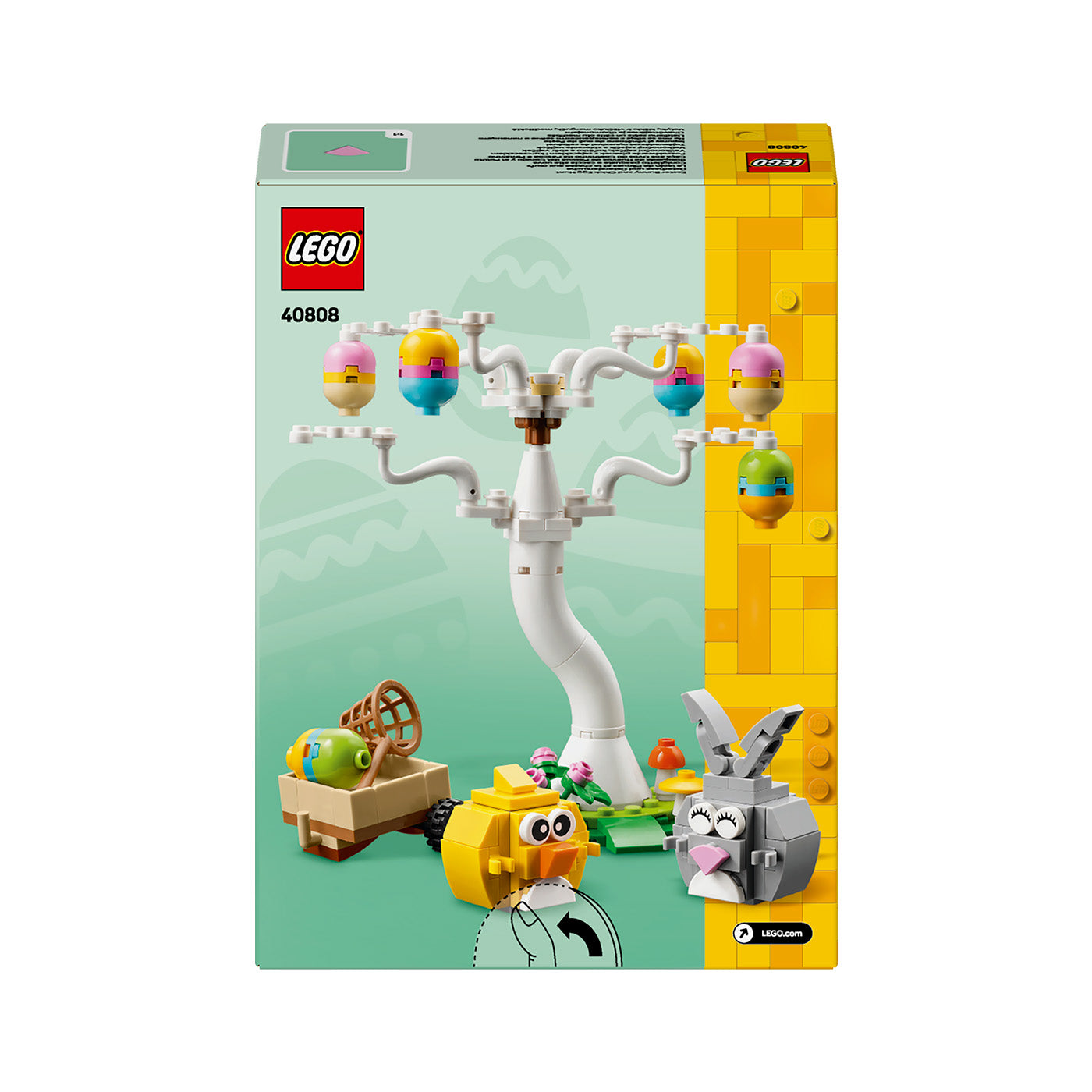 LEGO® Easter Bunny and Chick Egg Hunt Animal Toy Playset Building Kit 40808