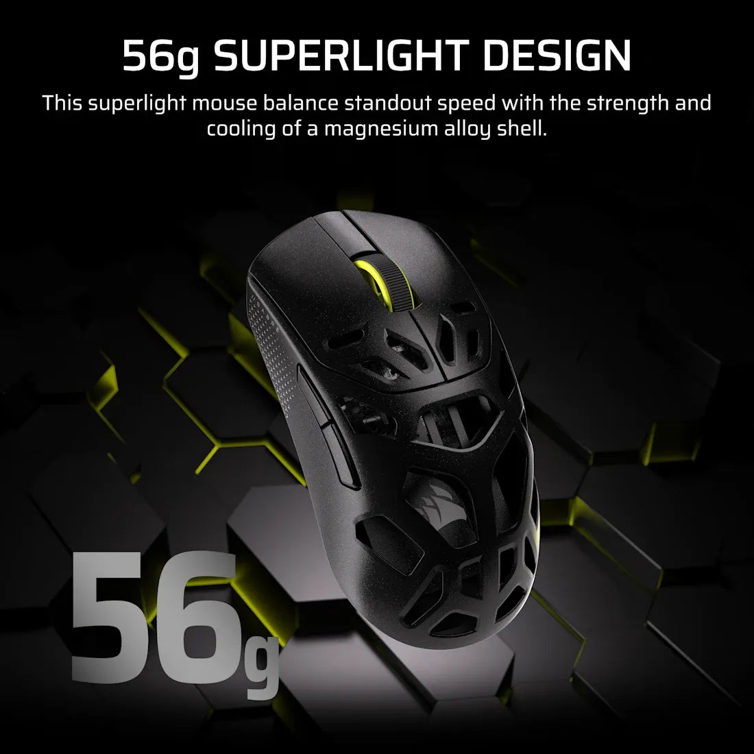 SABRE v2 PRO WIRELESS MAGNESIUM ALLOY Gaming Mouse – Black; 33kDPI.