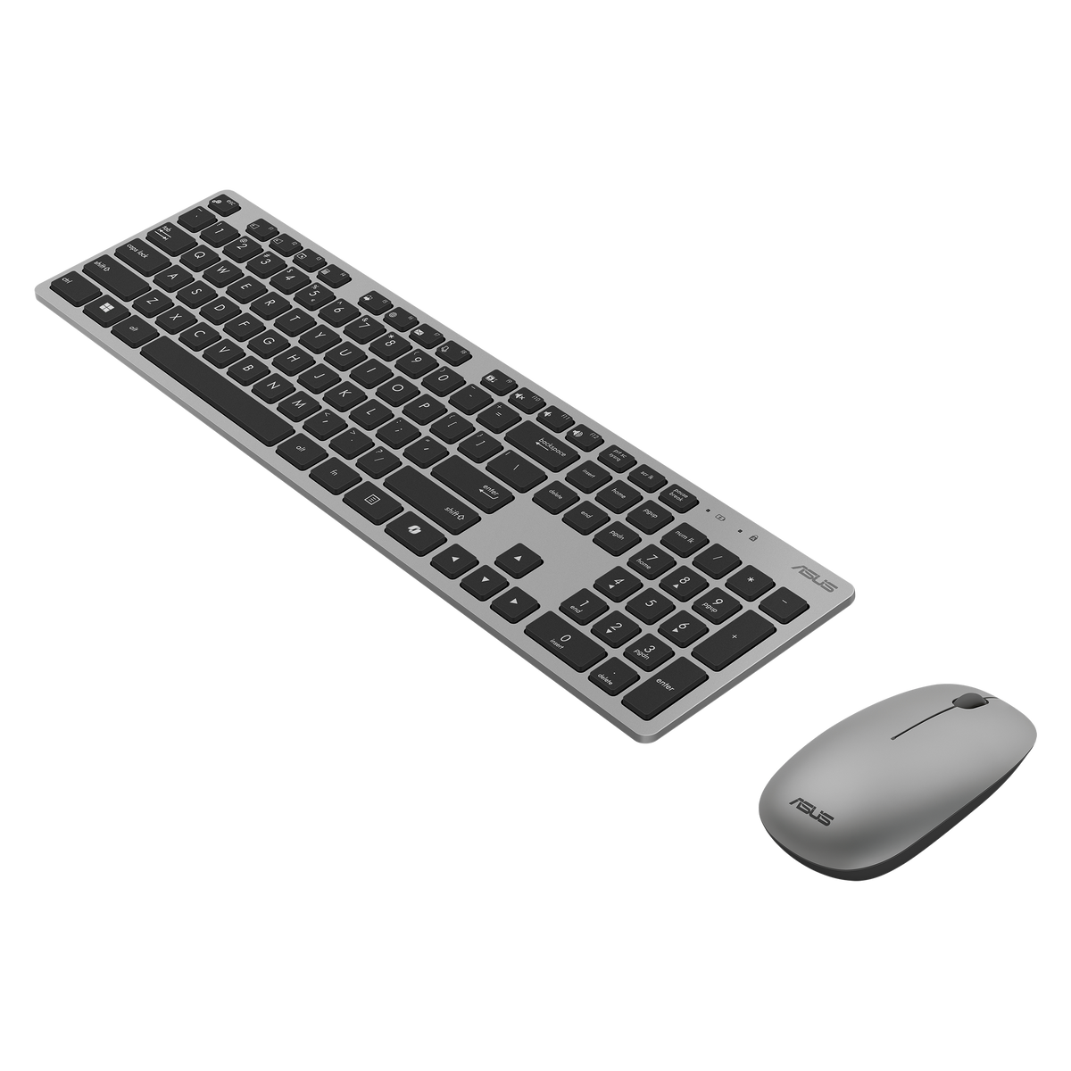 ASUS W5000 Wireless Keyboard & Mouse|Wireless 2.4 GHz band|Grey