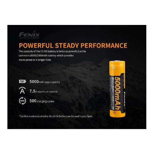 Fenix ARB-L21-5000 (5000mAh 21700 Battery)