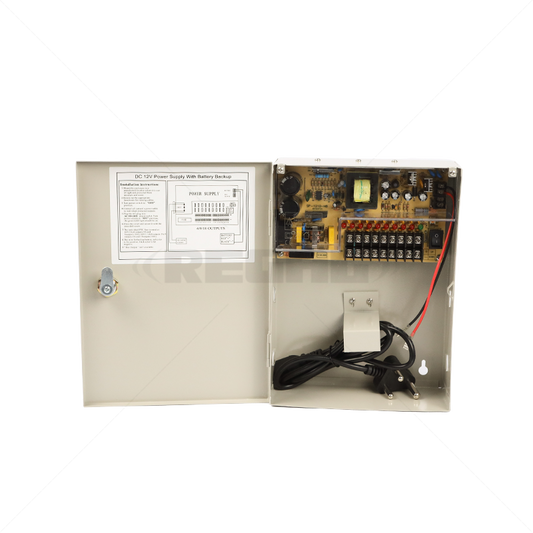9 Channel 12VDC 10 Amp CCTV Power Supply