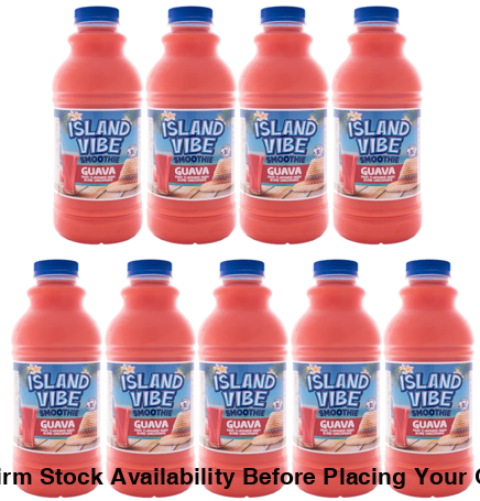 9 X 1L ISLAND VIBE 1 + 7 DAIRY BLEND GUAVA (Sold 9 X 1L Per Case) ISLAND VIBE GUAVA 1L