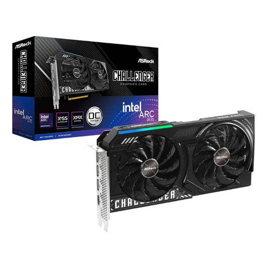 ASRock Intel Arc B570 Challenger OC 10GB GDDR6 160-BIT Graphics Card - Guards On Duty Shop & Security Guards