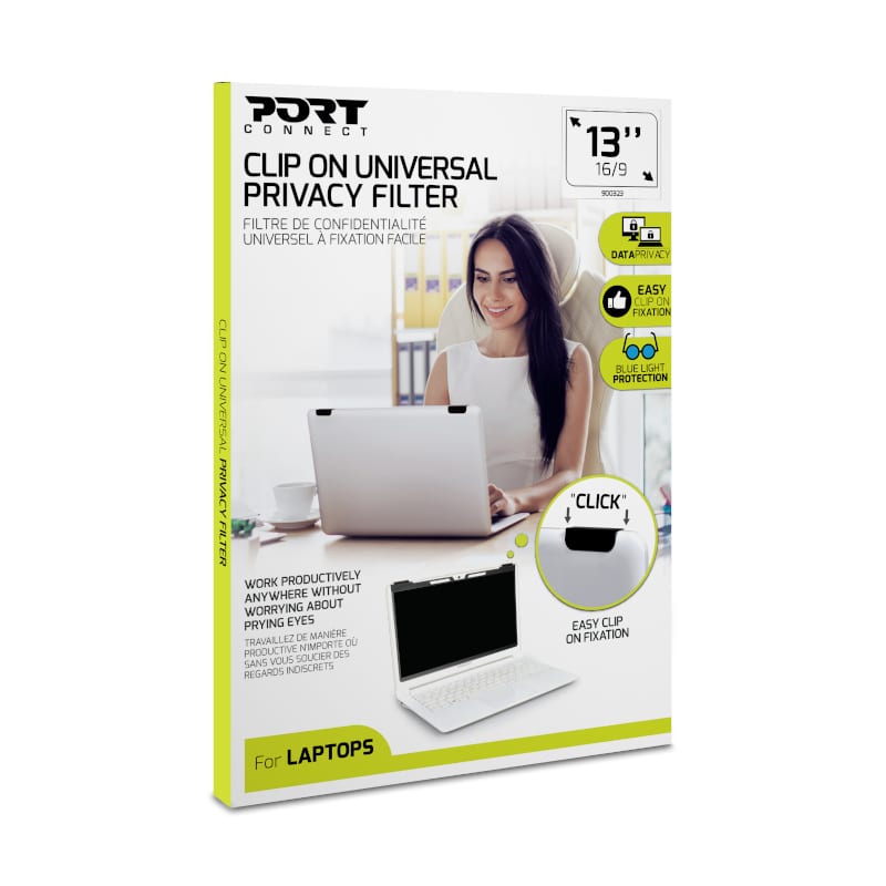 Port Connect 2D Clip On Universal Privacy Filter 13" - Guards On Duty Shop & Security Guards