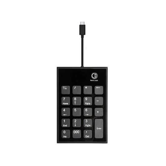 Port Black USB-A & USB-C Numeric Keypad - Guards On Duty Shop & Security Guards