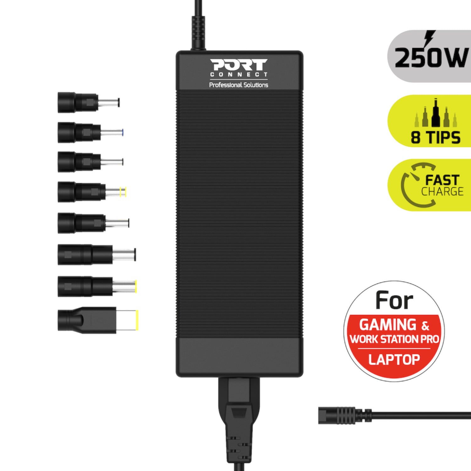 Port Connect 250W Universal Power Supply - Guards On Duty Shop & Security Guards