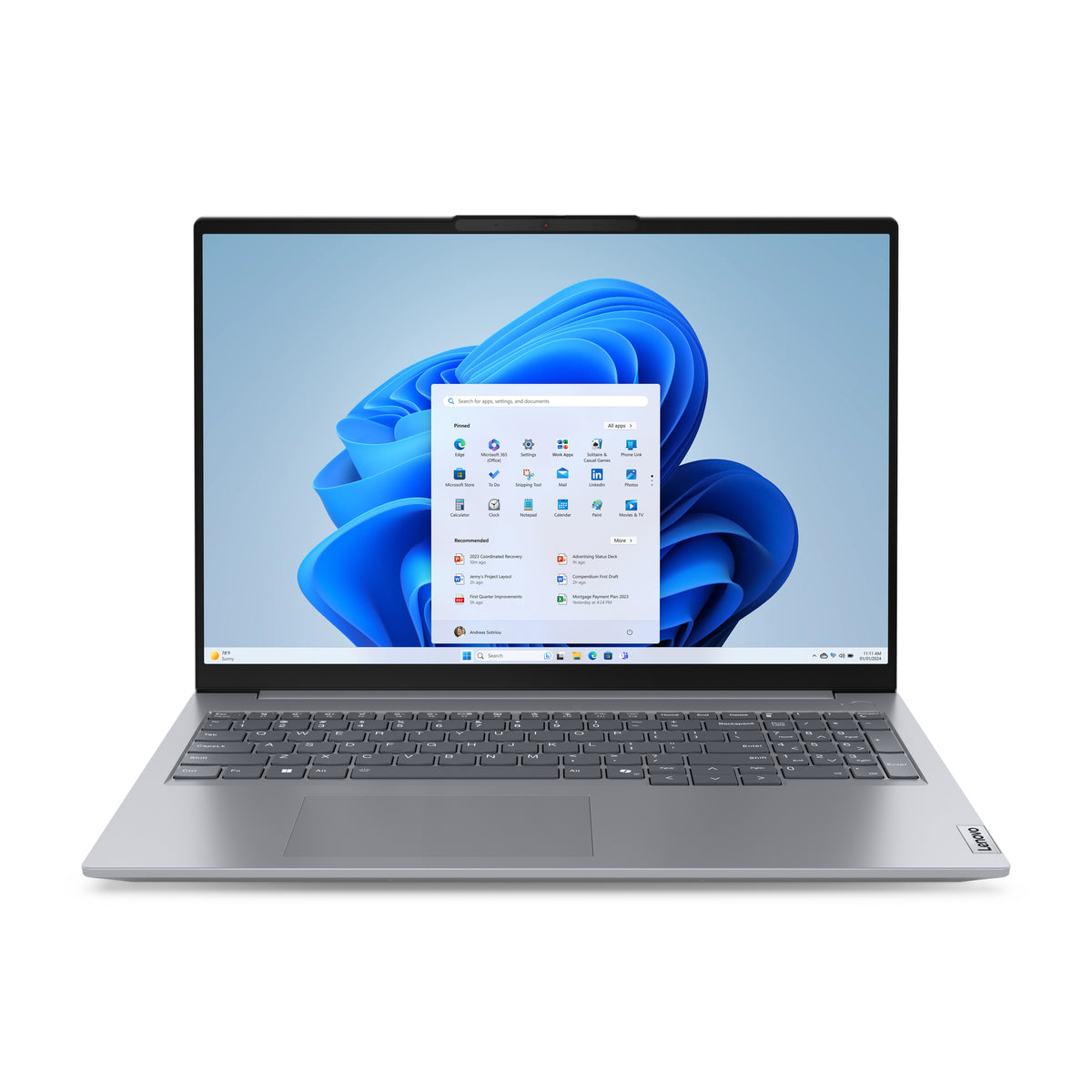 LENOVO ThinkBook 16 G7 ARB |AMD R5-7535HS|GREY|16'' WUXGA|16GB DDR5|512GB PCIe SSD|3yr CI|WIN11 Pro